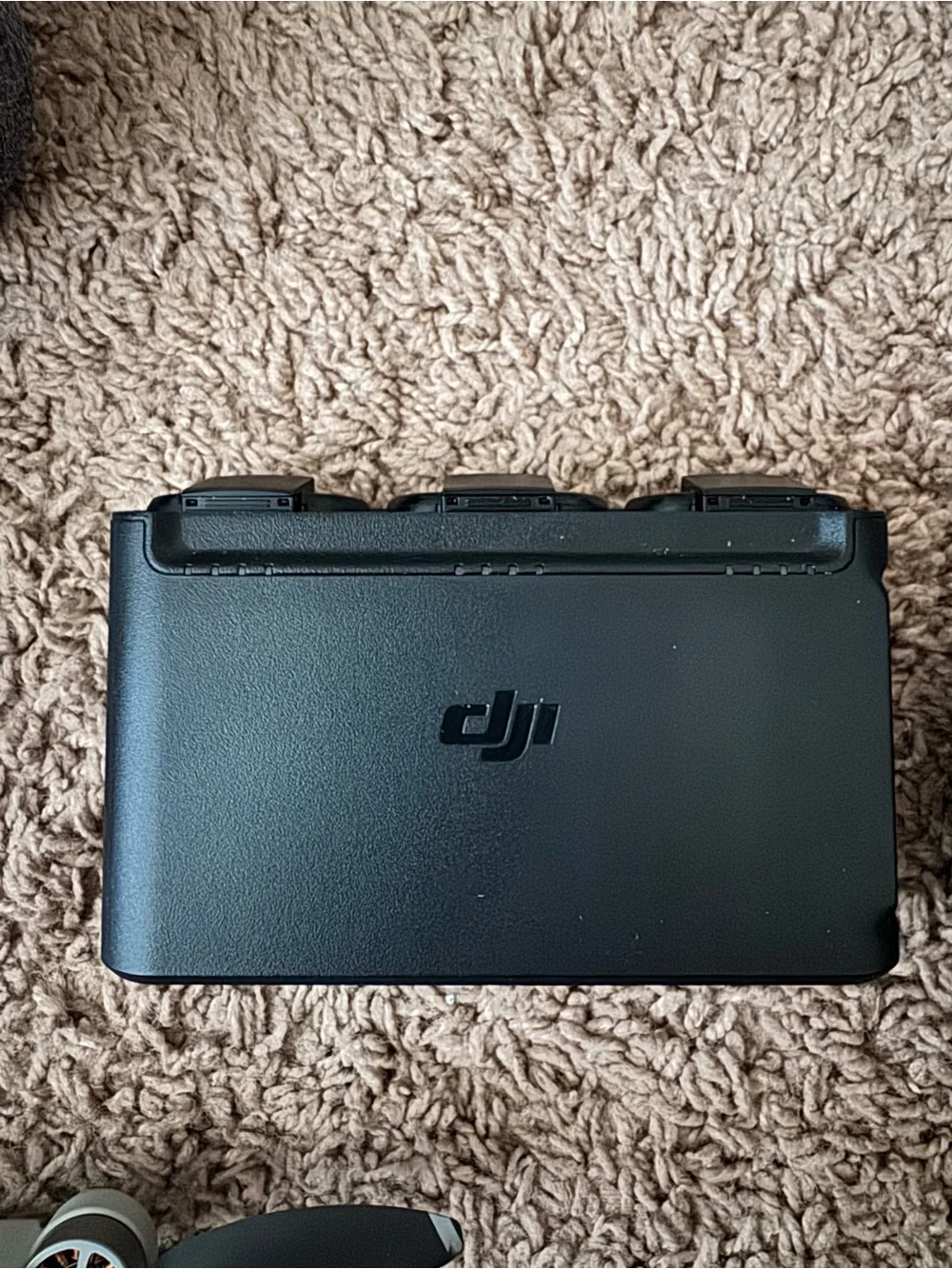 DJI Mini Foldable Drone in Light Gray with Black Propellers + Case + 3 Batteries
